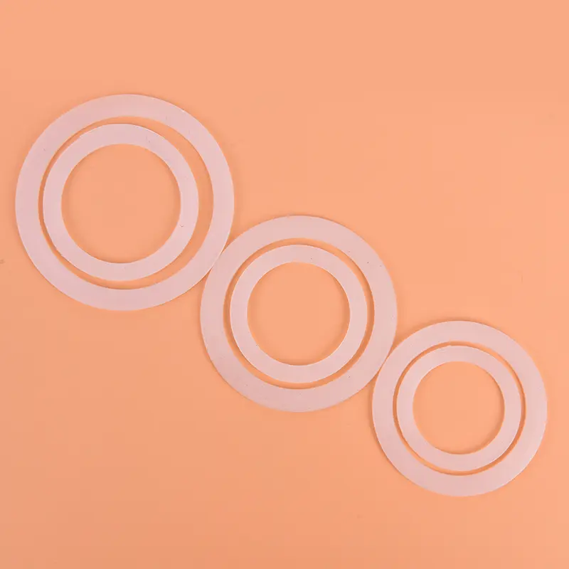 2Pcs/lot Silicone Seal Ring Flexible Washer Gasket Ring Kitchen Coffee Parts Makers Accessories Diameter 51mm-87mm