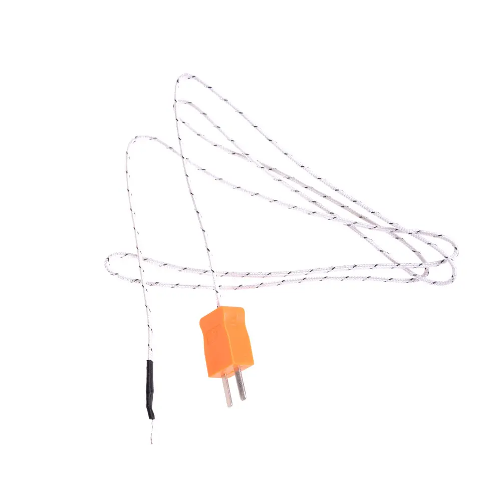 1/5M K Type Thermometer Line Test Length Wire Temperature Thermocouple Sensor Probe Tester Line Multimeter Tester Line