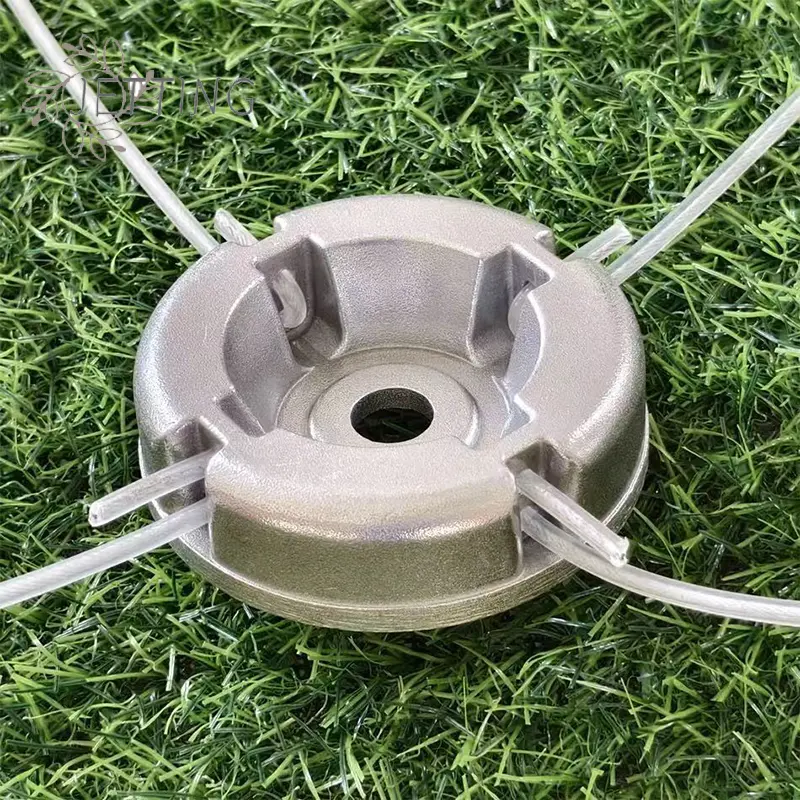 1pc Universal Aluminum Alloy Lawn Mower Head With Nylon Steel Lawn Mowing Line Lawn Mower Replacement Parts