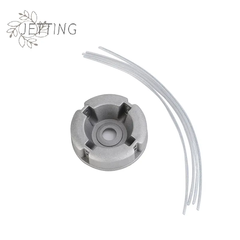 1pc Universal Aluminum Alloy Lawn Mower Head With Nylon Steel Lawn Mowing Line Lawn Mower Replacement Parts
