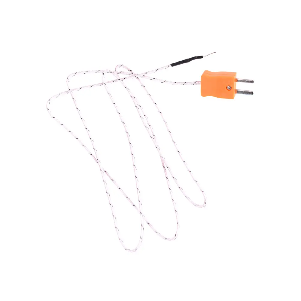 1/5M K Type Thermometer Line Test Length Wire Temperature Thermocouple Sensor Probe Tester Line Multimeter Tester Line
