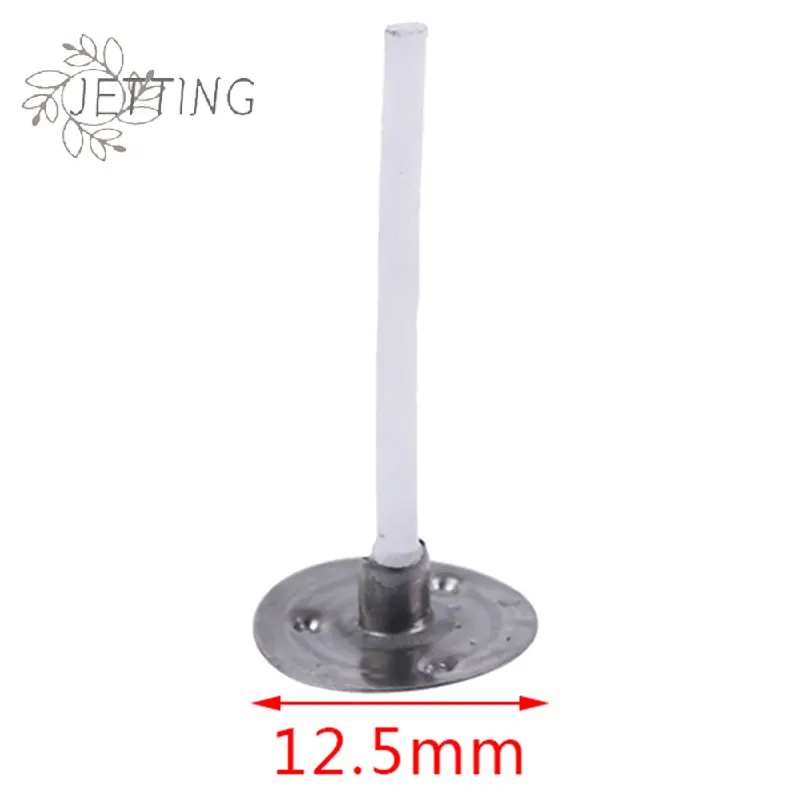 100Pcs Candle Wicks Waxed Cotton With Stand Original Smokeless Candle Wick For DIY Candle Silicone Mold Candle Making Supplies