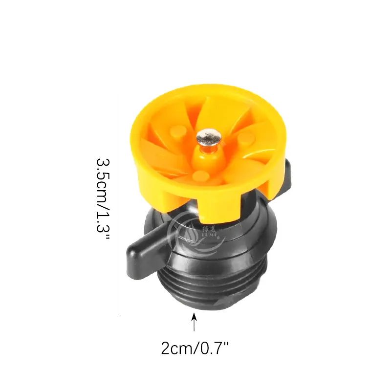 360 Degree Rotating Irrigation Nozzle Turning Sprinkler Garden Lawn Irrigation 1/2 Inch Male Thread Automatic Rotating Sprinkler