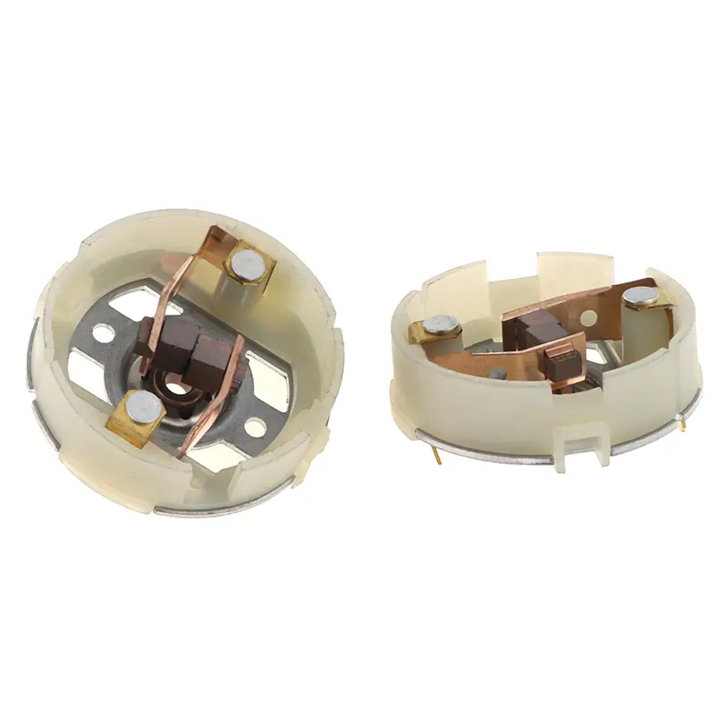 2pcs Rs550 Motor Motor With Copper Brush Charging Drill Electric Screwdriver Brush Holder