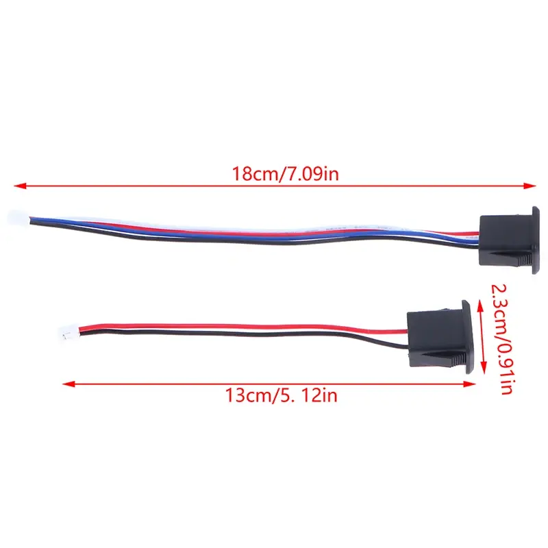 1Pc 2Wire 4Wire USB 2.0 Female Power Jack USB2.0 Charging Port Connector with PH 2.0 Cable Electric Terminals USB Charger Socket