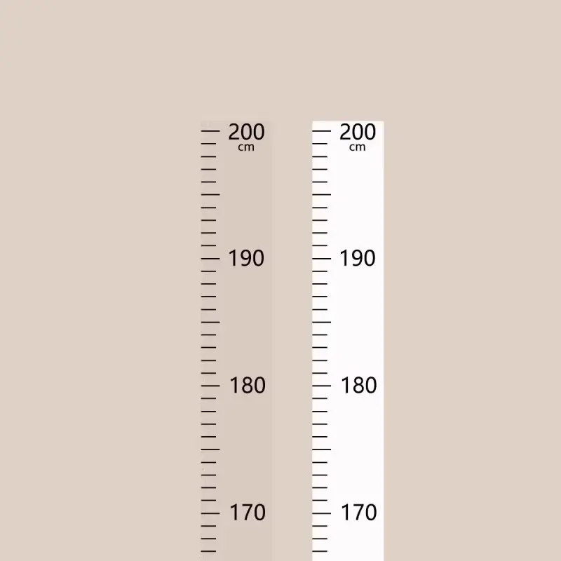 1Pcs Height Wall Sticker For Child Wall Height Measuring Ruler Stickers Height Chart Wall Sticker For Kids Bedrooms Wall Decor