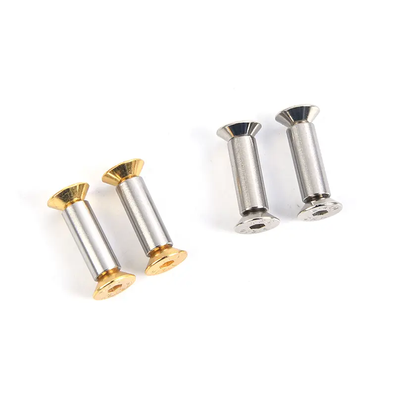 2pcs 1.9cm Knives Binding Screws Rivet Tools Nail Rivet Studs Snap Rivet Butt Material Knife Handle Plate Processing Screw