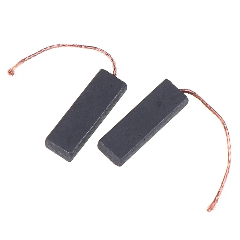 2pcs Black Carbon Brush Motor With 70mm Length Lead For Washing Machine 5*13.5*40mm Electric Motors Rotary Tool