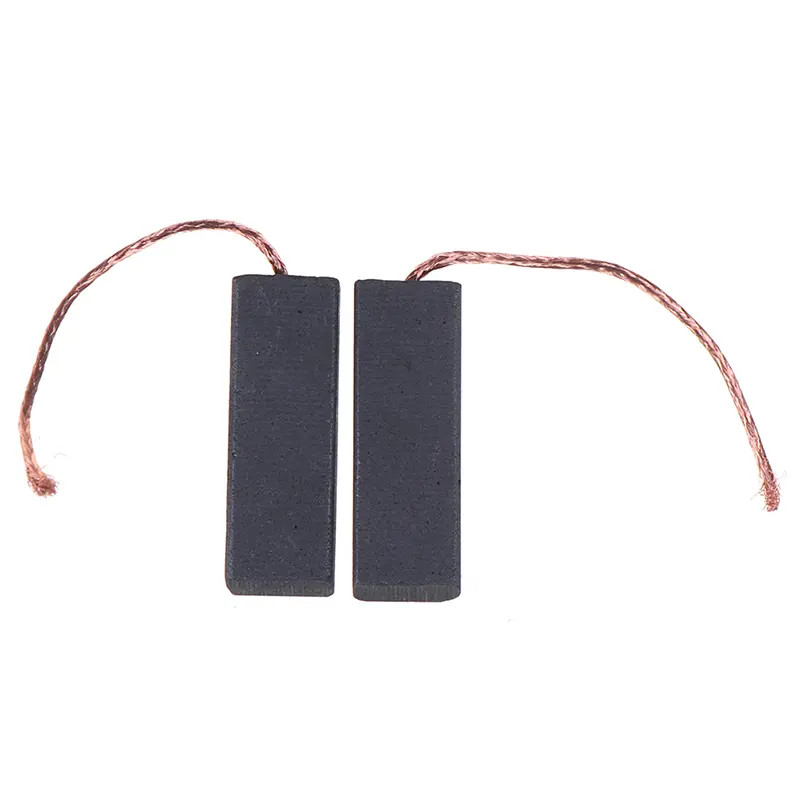 2pcs Black Carbon Brush Motor With 70mm Length Lead For Washing Machine 5*13.5*40mm Electric Motors Rotary Tool