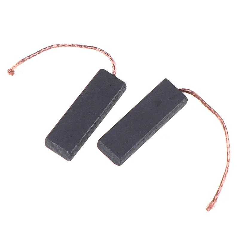 2pcs Black Carbon Brush Motor With 70mm Length Lead For Washing Machine 5*13.5*40mm Electric Motors Rotary Tool