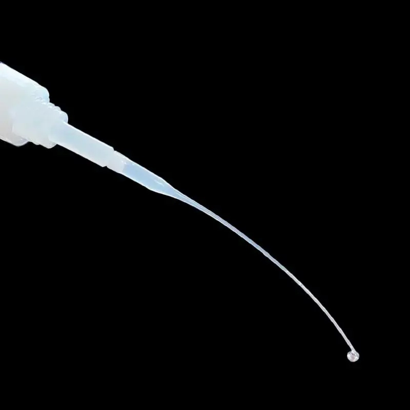 100pcs/set Glue Tips Plastic Glue Micro-Tips Glue Extender Precision CA Glue Applicator