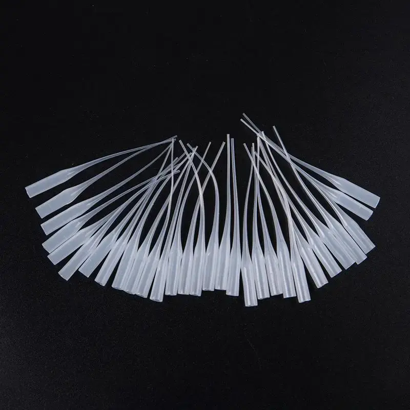 100pcs/set Glue Tips Plastic Glue Micro-Tips Glue Extender Precision CA Glue Applicator