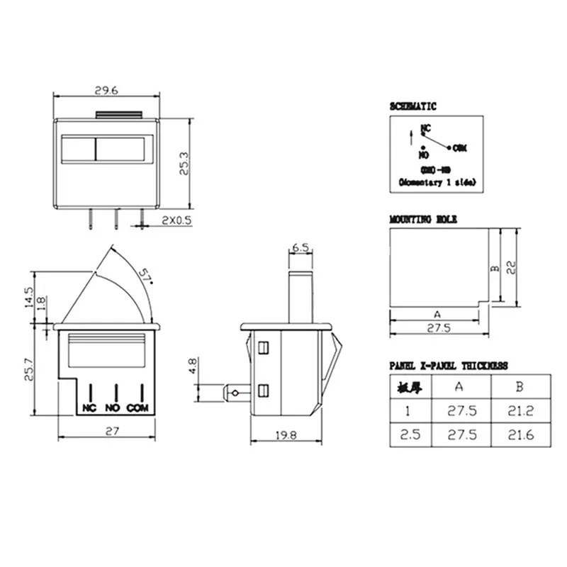 2-pin/3-pin plug Refrigerator Door Light Switch Parts Control Lighting Compatible With Rongsheng Hisense Haier Refrigerator