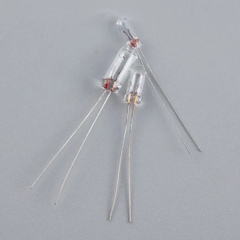 25PCS 5mm 4mm 3mm Clear 12V Mini Bulb of Wheat Rice Bulbs Switch Button Bulbs Indicator Bulb Tungsten Lamp
