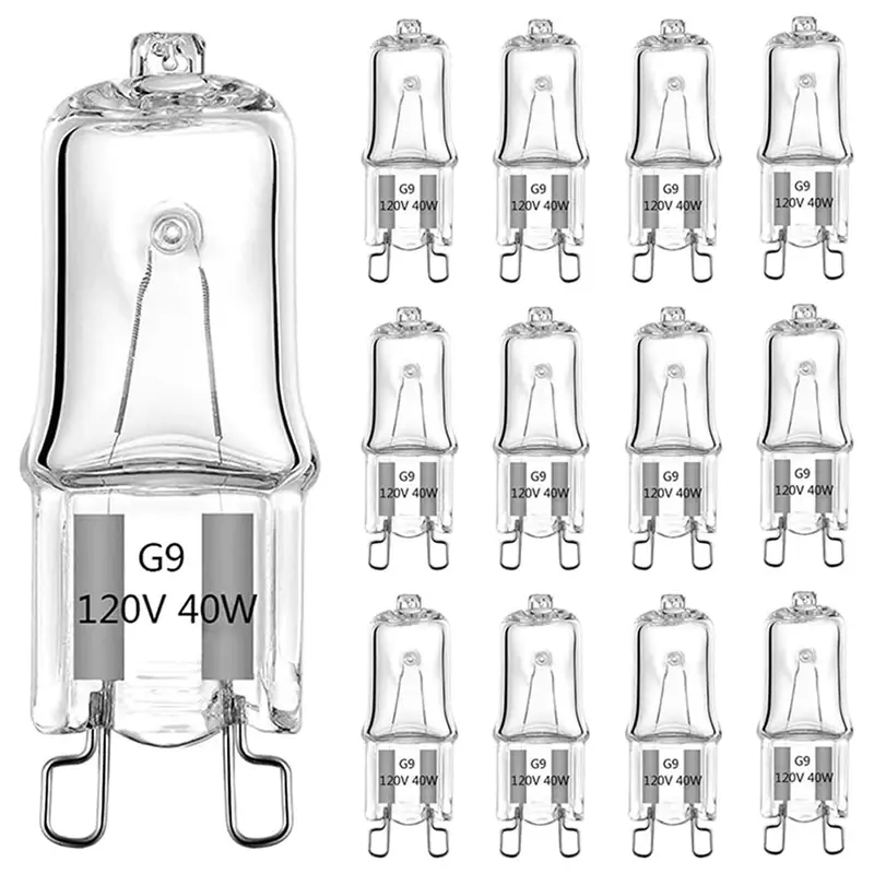 40W G9 Oven Light High Temperature Resistant Durable Halogen Bulb Lamp For Refrigerators Ovens Fans