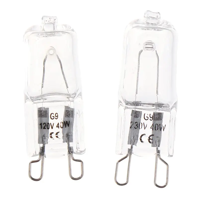 40W G9 Oven Light High Temperature Resistant Durable Halogen Bulb Lamp For Refrigerators Ovens Fans