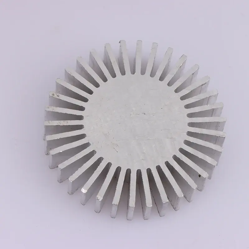 1pc COB Radiator Diameter 50mm 3~7W High Power Led Heatsink Sunflower Solid Radiator Round Alloy Aluminum