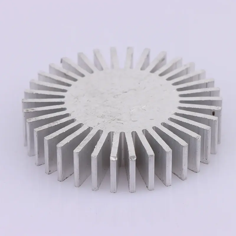 1pc COB Radiator Diameter 50mm 3~7W High Power Led Heatsink Sunflower Solid Radiator Round Alloy Aluminum