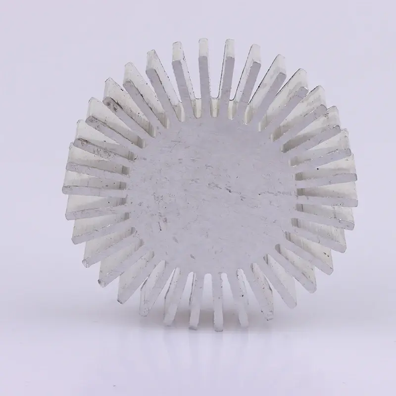 1pc COB Radiator Diameter 50mm 3~7W High Power Led Heatsink Sunflower Solid Radiator Round Alloy Aluminum