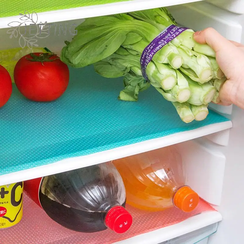 1PCS EVA Waterproof Refrigerator Liner Mat Washable Mildew Kitchen Pad Anti-oil Cabinet Drawer Placemat Heat-insulat Fridge Mat