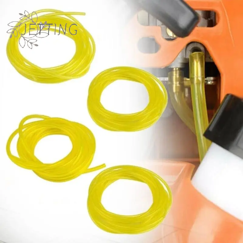 4PCS Petrol Fuel Gas Line Pipes Hoses Petrol Line For String Trimmer Chainsaw Saw Blower Grass Cutter Brushcutter Fitting