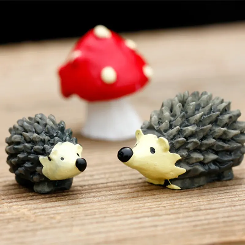 Hedgehog Garden Miniatures Micro Landscape Bonsai Plant Garden Decor DIY Craft Ornament Decoration Accessories