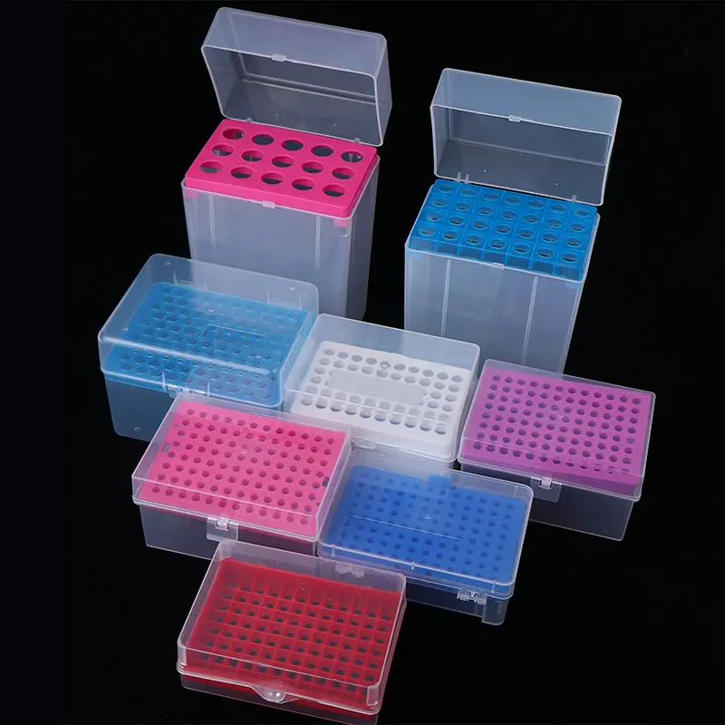 10ul/200ul/1ml/5ml/10ml Plastic Laboratory Pipettor Tip Box For Experiment Pipette Tip Holder Box Micropipette Plastic Box