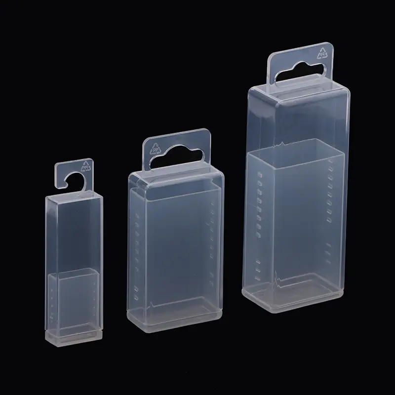 1pc Drill Milling Cutter Box Tool Box Parts Storage Box Rectangular Telescopic Box Twist Drill Box Tap Accessory Tool Packaging