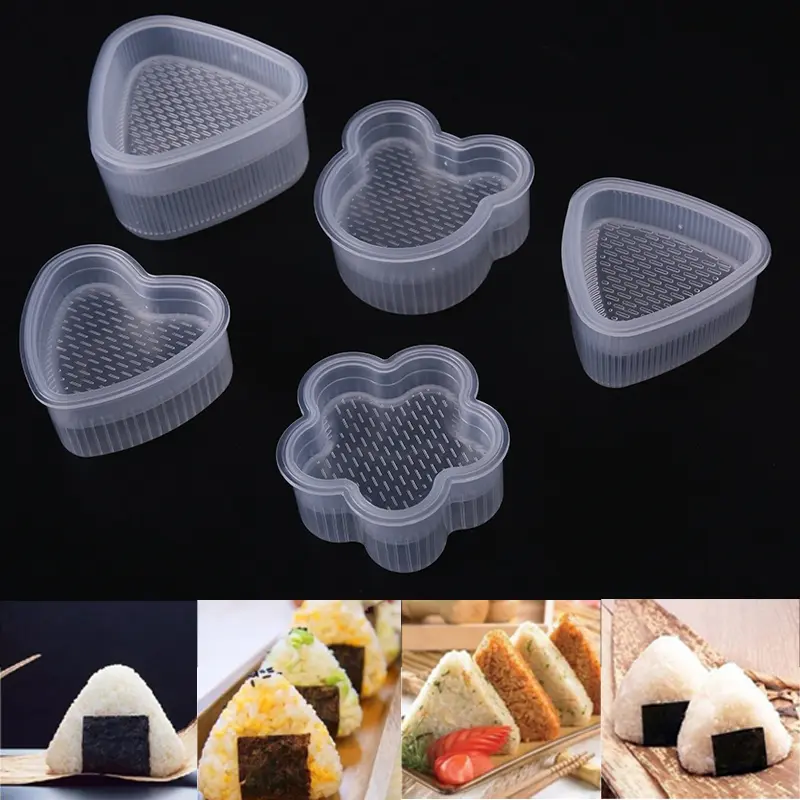 1Pc DIY Sushi Rice Ball Mold Shakers Food Decoration Kids Lunch DIY Sushi Maker Mould Kitchen Tools Bento Sushi Accessories