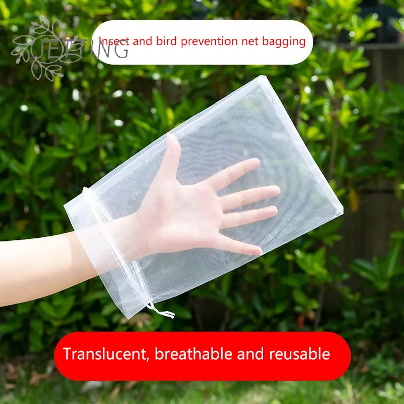 50Pcs Grapes Fruit Protection Bags Pest Control Anti-Bird Garden Netting Bags Mesh Agricultural Tree Garden Tool Bags