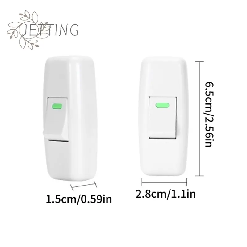1PC 10-16A Light Switch For Home Classic White Inline ON/OFF Table Lamp Desk Light Cord Cable Switches Electrical Accessories