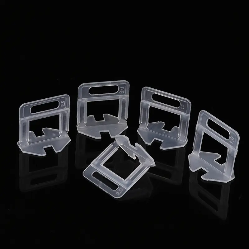 100PC 1-3MM Tile Leveling Spacers System Clip Kit Construction Tools For Laying Flooring Tiles Leveler Home Decoration