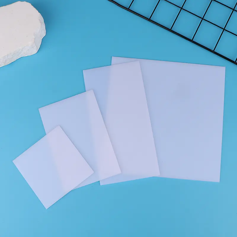 1PCS Acrylic Diffuser Sheet Thickness Plastic Led Light Milky Translucent Blanks Plate