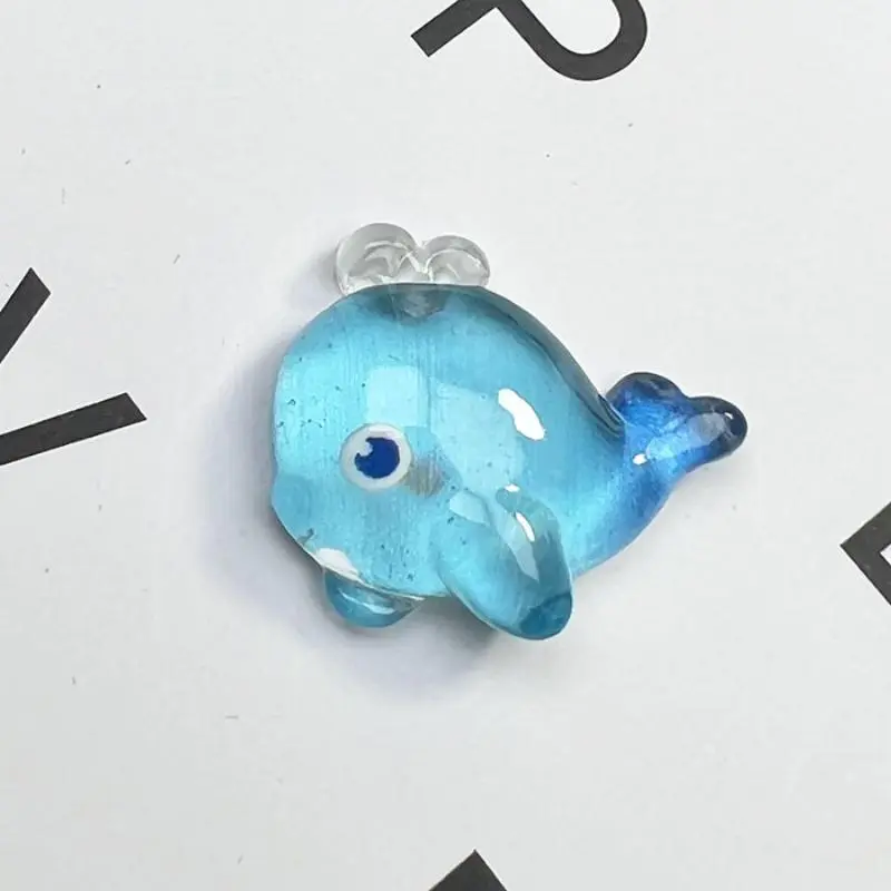6pcs/set Cartoon Blue Whale Shark Dolphin Star Heart Resin Shoe Charms Buckle Clog Shoes Decorations Hole Slipper Accessories