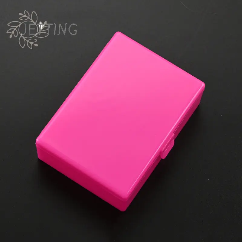 Transparent Plastic Poker Storage Box Photocards Small Card Storage Box Desk Organizer Box Classification Box Stationery