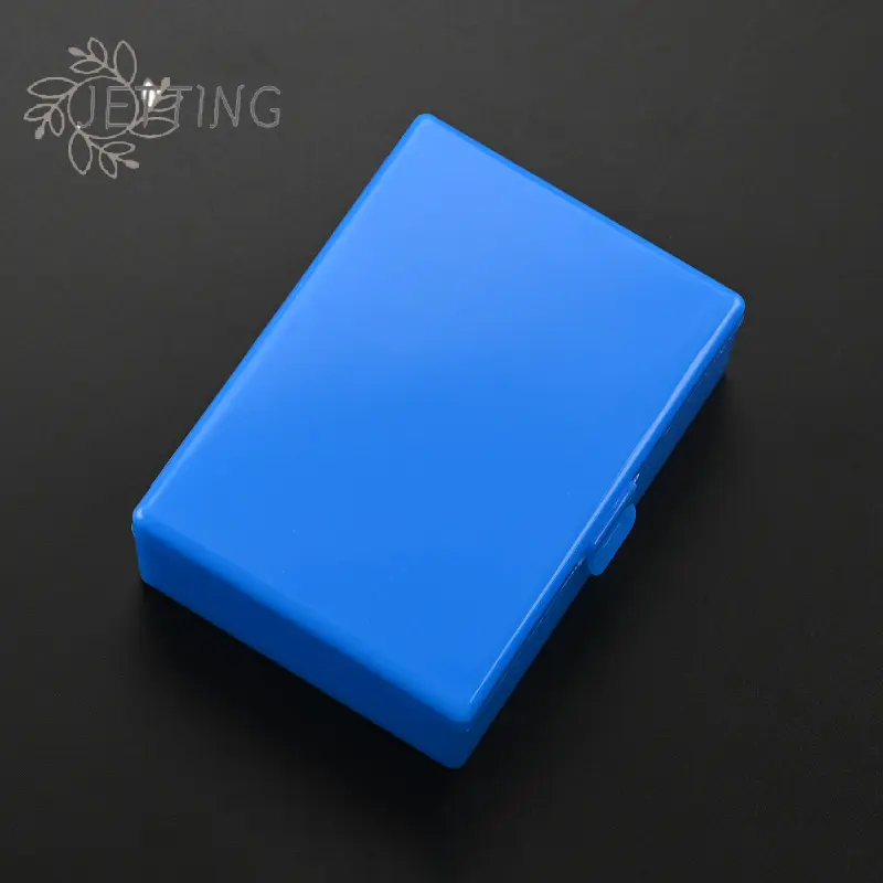 Transparent Plastic Poker Storage Box Photocards Small Card Storage Box Desk Organizer Box Classification Box Stationery