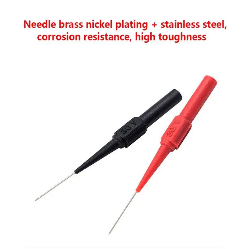 1/2PCS Non-destructive Multimeter Test Needles 0.7MM Flexible Extension Replacement Probe Multimeter Test Probes Auto Tools