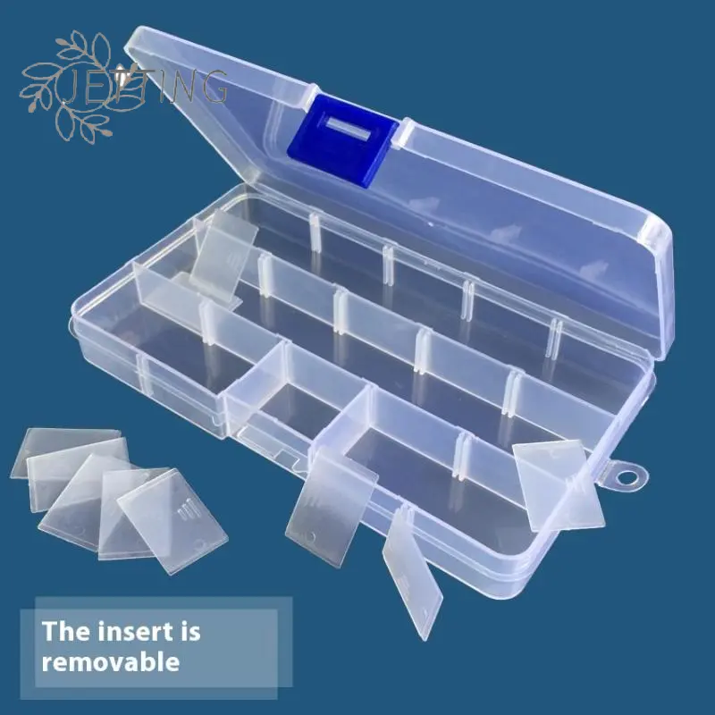 1PC Practical Compartment Plastic Storage Box 24 Grids Parts Organizer Box Jewelry Bead Screw Holder Case Display Container