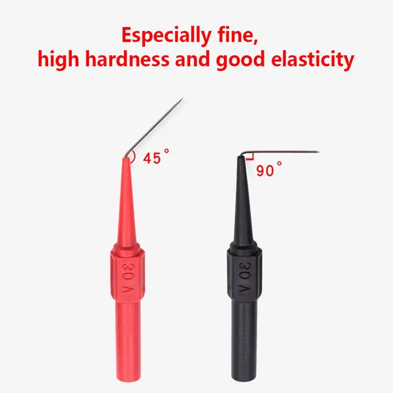 1/2PCS Non-destructive Multimeter Test Needles 0.7MM Flexible Extension Replacement Probe Multimeter Test Probes Auto Tools