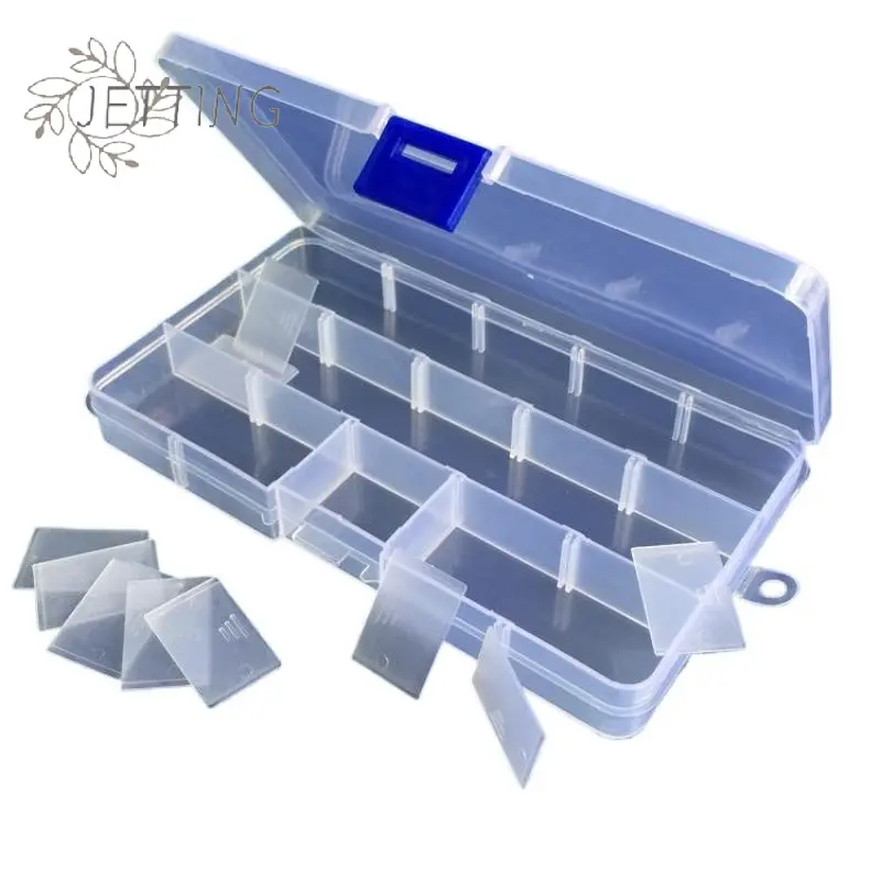 1PC Practical Compartment Plastic Storage Box 24 Grids Parts Organizer Box Jewelry Bead Screw Holder Case Display Container