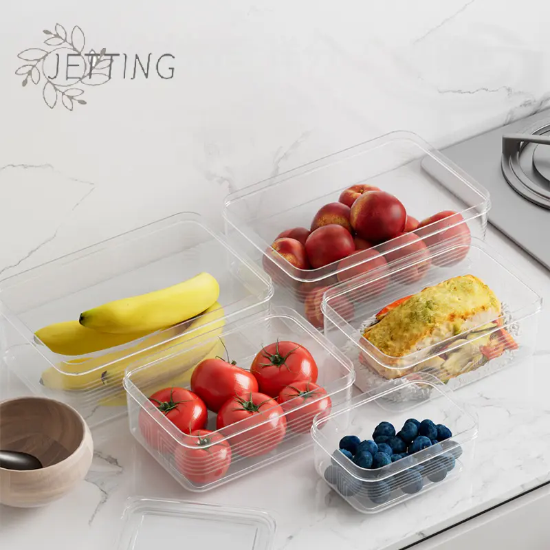 Small Food Preservation Boxes Refrigerator Meat Vegetable Fresh-Keeping Box Transparent Kitchen Sealed Storage Box