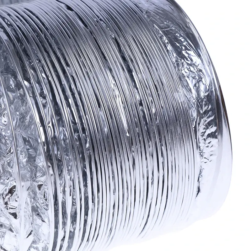4 Inch 100mm Ventilator Pipe PVC Aluminum Tube Air Ventilation Pipe Hose Flexible Exhaust Duct  Air System Vent Bathroom