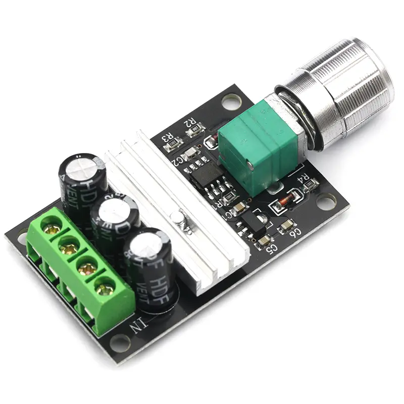 PWM DC Motor Speed Controller 6V 12V 24V 28V 3A Speed Regulator Switch 32mm*50mm*15mm