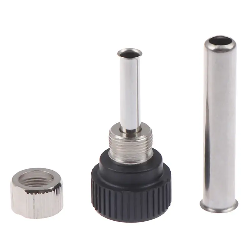 1Set Socket+nut+electric Wood Head,Soldering Station Iron Handle Accessories For 936 Iron Head Cannula Iron
