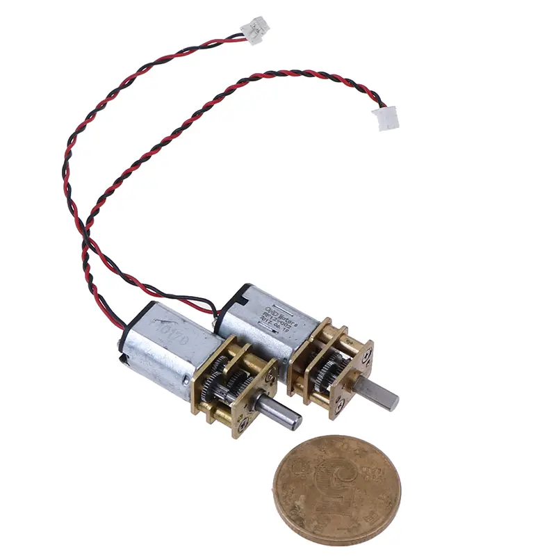 1pc DC 3V -6V Micro N20 Full Metal Gear Motor 5V 55RPM Reduction Gearbox Slow Speed High Torque Motor DIY Hobby Toy