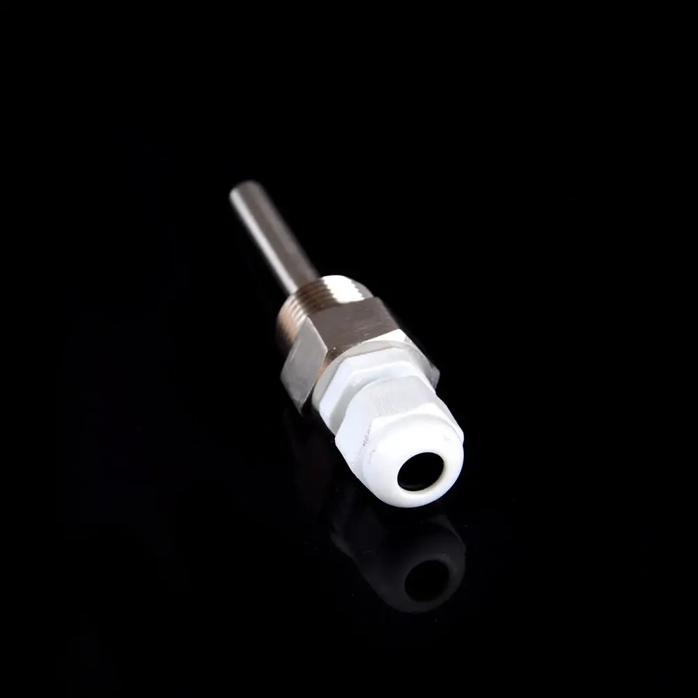 1pc 50-200mm Stainless Steel Thermowell 1/2" NPT Threads For Temperature Sensors