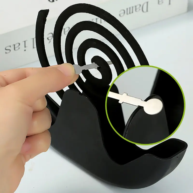 1/2PC Snails Mosquito Coil Holder With Tray Nordic Style Spiral Summer Day Plastic Mosquito Repellent Incenses Rack Plate Home