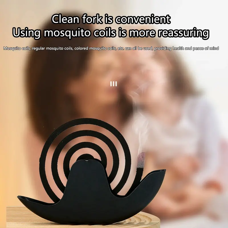 1/2PC Snails Mosquito Coil Holder With Tray Nordic Style Spiral Summer Day Plastic Mosquito Repellent Incenses Rack Plate Home