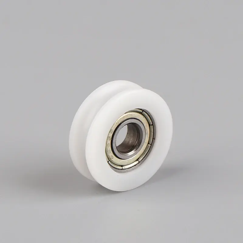 1pc Moving Door And Window Slide Wheel 626 Bearing Pulley 6*22*7MM Planar Wheel U-shaped Groove Nylon Pad Injection Material