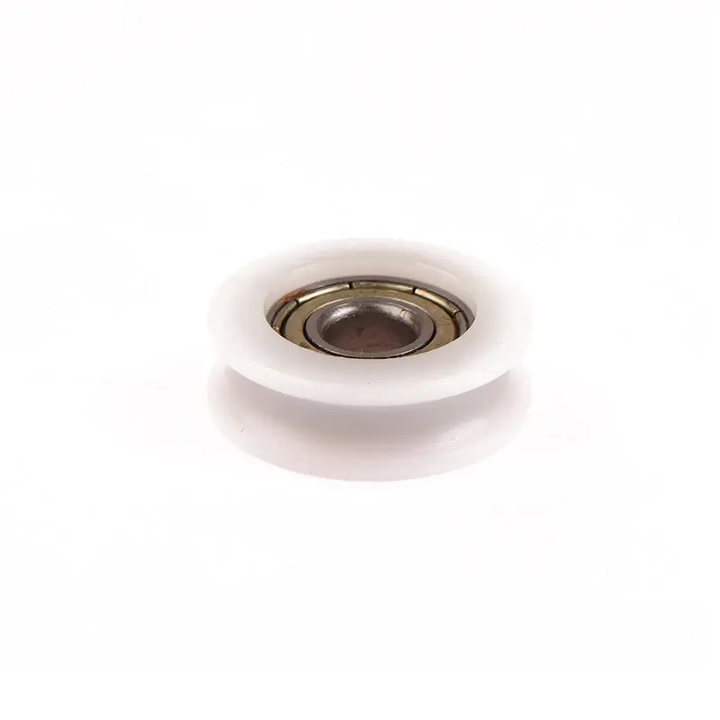 1pc Moving Door And Window Slide Wheel 626 Bearing Pulley 6*22*7MM Planar Wheel U-shaped Groove Nylon Pad Injection Material
